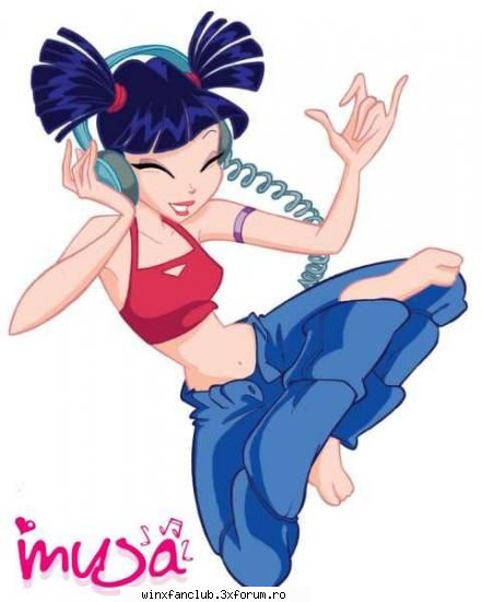 Musa - zana muzicii... are o voce cool ca si ea! - Winx