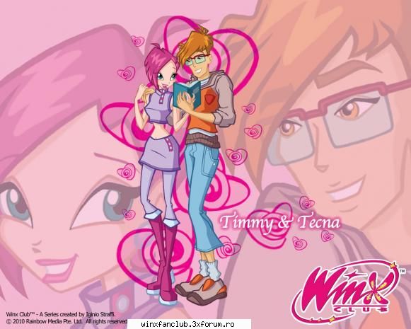 Tecna - e dragutza,dar prietenul ei tommy e cam tocilar - Winx